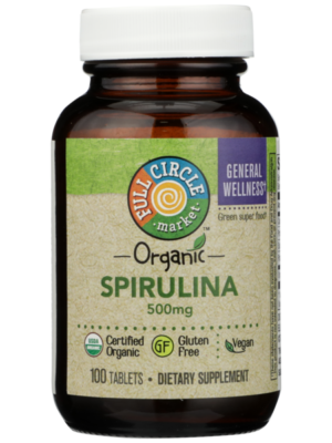Organic Spirulina Tablets 1000mg