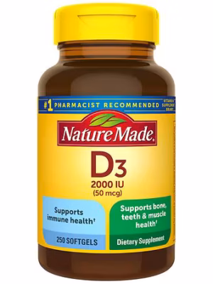 Vitamin D3 2000 IU Softgels